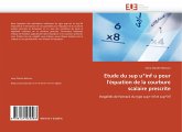 Etude du sup u*inf u pour l''équation de la courbure scalaire prescrite