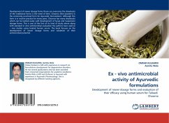 Ex - vivo antimicrobial activity of Ayurvedic formulations