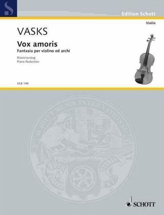 Vox amoris, Violine und Streichorchester, Klavierauszug mit Solostimme