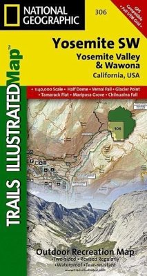 Yosemite Sw: Yosemite Valley and Wawona Map - National Geographic Maps