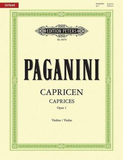 24 Capricen für Violine solo op. 1 - Paganini, Niccolò