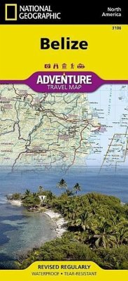 National Geographic Adventure Map Belize - National Geographic Maps