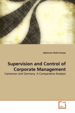 Supervision and Control of Corporate Management