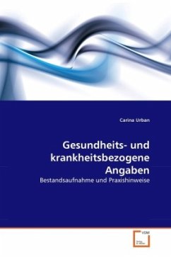 Gesundheits- und krankheitsbezogene Angaben - Urban, Carina