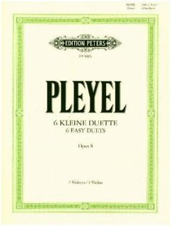 6 kleine Duette op. 8 - Pleyel, Ignaz Josef