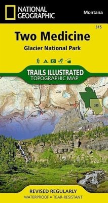 Two Medicine: Glacier National Park Map - National Geographic Maps