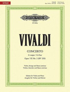 Violin Concerto in G Op. 7/II No. 2 (RV 299) (Edition for Violin and Piano) - Vivaldi, Antonio