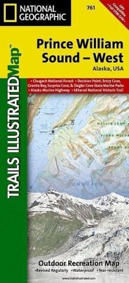 Prince William Sound West Map - National Geographic Maps