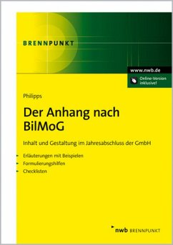 Der Anhang nach BilMoG - Inhalt und Gestaltung im Jahresabschluss der GmbH. - Philipps, Holger