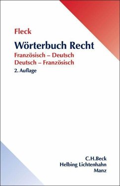 Wörterbuch Recht - Fleck, Klaus E. W.