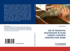 USE OF MUNICIPAL WASTEWATER IN PLAIN CEMENT CONCRETE CONSTRUCTION WORK