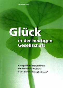 Cover Glück in der heutigen Gesellschaft
