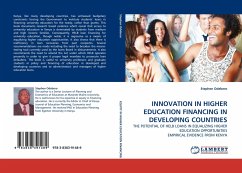 INNOVATION IN HIGHER EDUCATION FINANCING IN DEVELOPING COUNTRIES