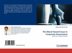 The Moral Hazard Issue in Corporate Governance
