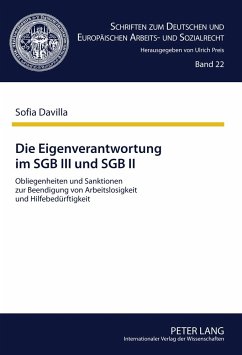 Die Eigenverantwortung im SGB III und SGB II - Davilla-Temming, Sofia