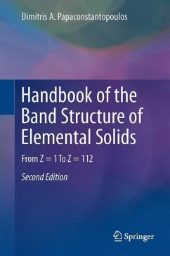 Handbook of the Band Structure of Elemental Solids - Papaconstantopoulos, Dimitris A.