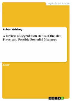 A Review of degradation status of the Mau Forest and Possible Remedial Measures