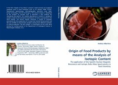 Origin of Food Products by means of the Analysis of Isotopic Content