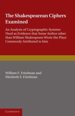 Cover The Shakespearean Ciphers Examined