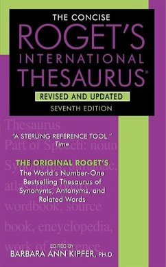 The Concise Roget's International Thesaurus - Kipfer, Barbara Ann