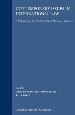 Contemporary Issues in International Law: A Collection of the Josephine Onoh Memorial Lectures