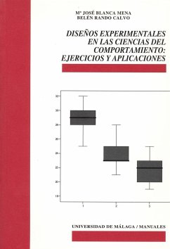 Diseños experimentales en las ciencias del comportamiento : ejercicios y aplicaciones - Blanca Mena, María José; Rando Calvo, Belén