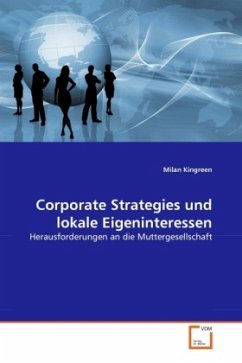 Corporate Strategies und lokale Eigeninteressen - Kingreen, Milan