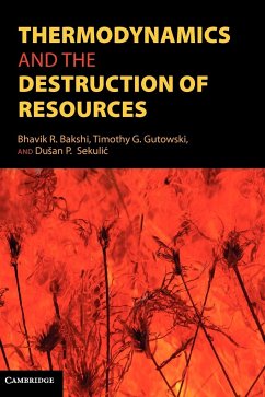 Thermodynamics and the Destruction of Resources