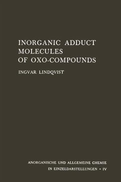 Inorganic Adduct Molecules of Oxo-Compounds - Lindqvist, Ingvar