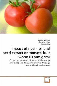 Impact of neem oil and seed extract on tomato fruit worm (H.armigera) - Shah, Ruidar Ali;Khan, Ayub;Habib, Noor