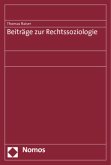 Beiträge zur Rechtssoziologie