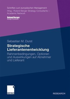 Strategische Lieferantenentwicklung - Durst, Sebastian M.