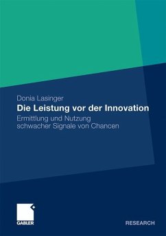 Die Leistung vor der Innovation - Lasinger, Donia