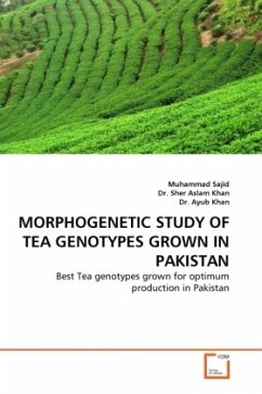 MORPHOGENETIC STUDY OF TEA GENOTYPES GROWN IN PAKISTAN - Sajid, Muhammad;Khan, Sher Aslam;Khan, Ayub