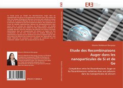 Etude des Recombinaisons Auger dans les nanoparticules de Si et de Ge - Mahdouani-Bourguiga, Mounira