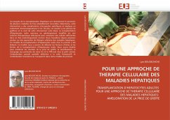 POUR UNE APPROCHE DE THERAPIE CELLULAIRE DES MALADIES HEPATIQUES - BOUDECHICHE, Lyes