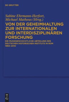 Von der Geheimhaltung zur internationalen und interdisziplinären Forschung