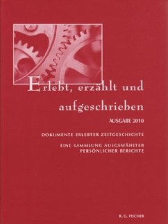 Cover Erlebt, erzählt und aufgeschrieben