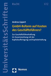 GmbH-Reform auf Kosten des Geschäftsführers?