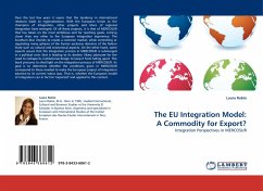 The EU Integration Model: A Commodity for Export? - Rubio, Laura