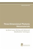 Three-Dimensional Photonic Metamaterials