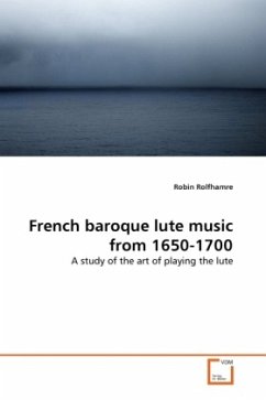 French baroque lute music from 1650-1700 - Rolfhamre, Robin