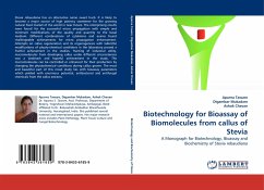 Biotechnology for Bioassay of Biomolecules from callus of Stevia - Taware, Aparna;Mukadam, Digambar;Chavan, Ashok