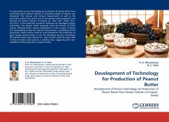 Development of Technology for Production of Peanut Butter - Dhamsaniya, N. K.;Patel, N. C.