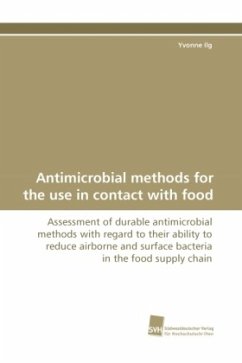 Antimicrobial methods for the use in contact with food