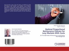 Optimal Proportional Reinsurance Policies For Levy Markets With Costs