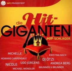 Pop-Schlager, 2 Audio-CDs / Die Hit-Giganten, Audio-CDs