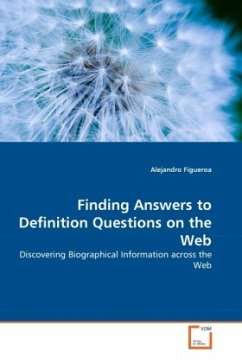 Finding Answers to Definition Questions on the Web