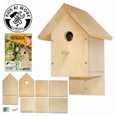 Corvus A 600 520 - Kids at work: Nistkasten, Bausatz aus Holz Corvus A 600 520 - Kids at work: Nistkasten, Bausatz aus Holz