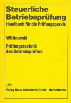 Cover Prüfungstechnik des Betriebsprüfers / Steuerliche Betriebsprüfung